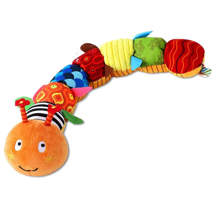 Mobile musicale pour bébé en peluche-chenille