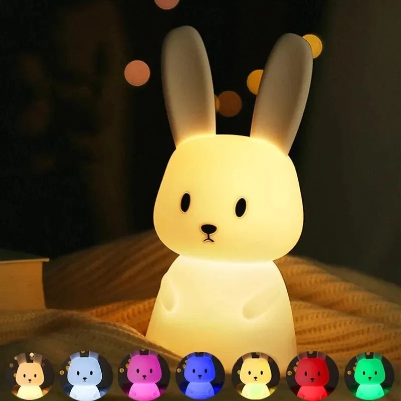 Veilleuse bébé LED en silicone