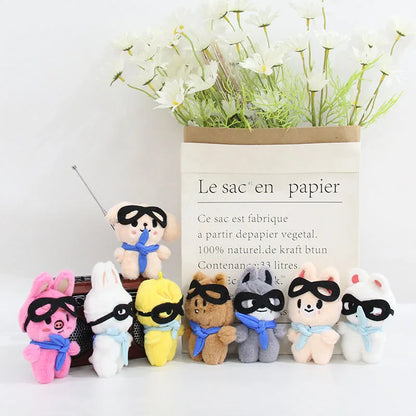 Peluche bébé en porte-clés