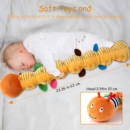 Mobile musicale pour bébé en peluche-chenille