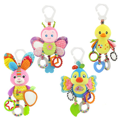Mobile musicale pour bébé en peluche-chenille