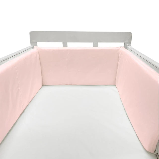 Tour de lit bébé Admirable rose sans figures - idealechambredebb.com