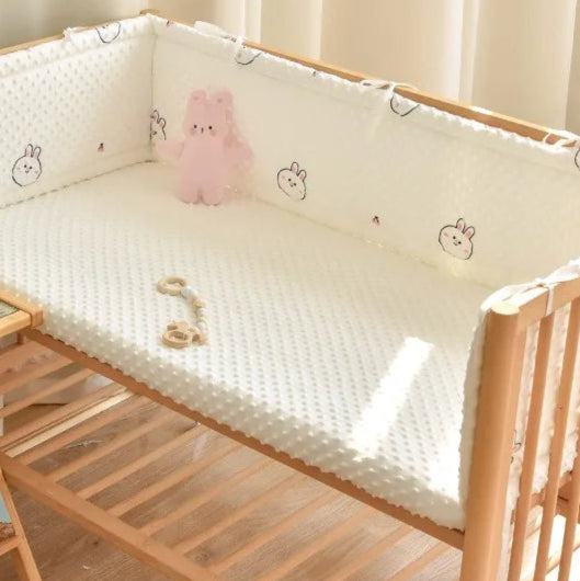 Tour de lit bébé magnifique blanc deco doudou