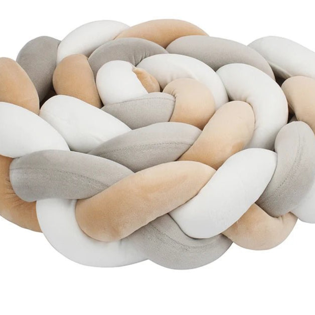 Tour de lit bebe ultradoux blanc jaune - Chambre de Bébé Idéale