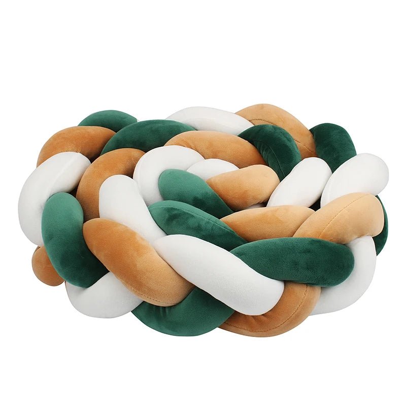 Tour de lit bebe ultradoux blanc vert - Chambre de Bébé Idéale