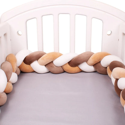 Tour de lit bebe ultradoux jaune -idealechambredebb.com