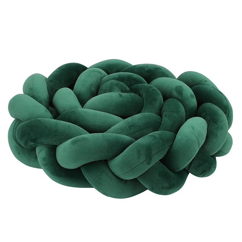Tour de lit bebe ultradoux vert sombre - idealechambredebb.com