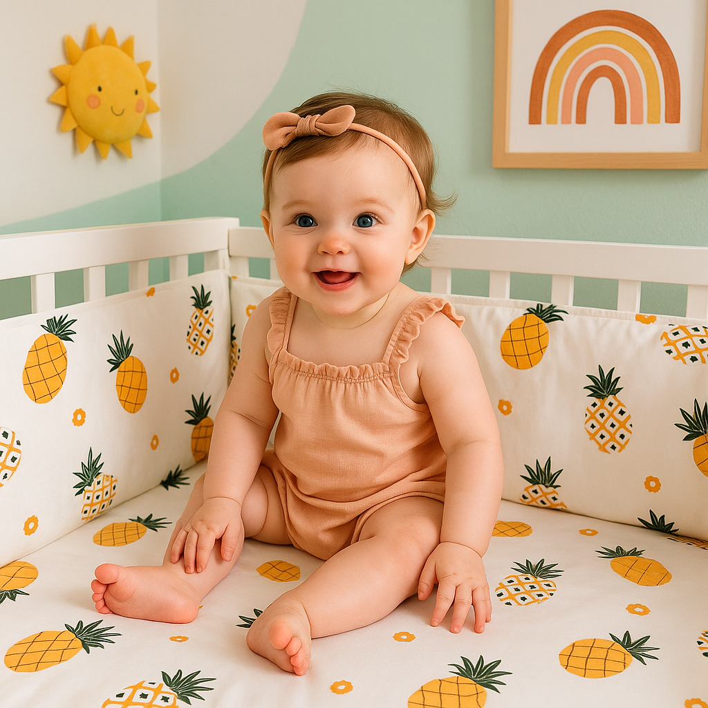 Tour de lit bebe_NS-avec bebe-blanc-ananas