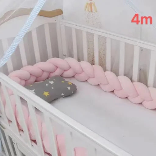 Tour de lit pour-bebe-Coton-doux-rose-4m-idealechambredebb.com