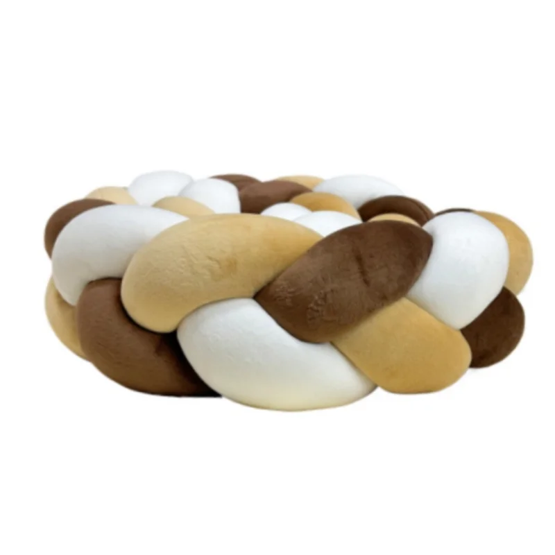 Tresse de lit Excellente pour bébé blanc chocolat marron