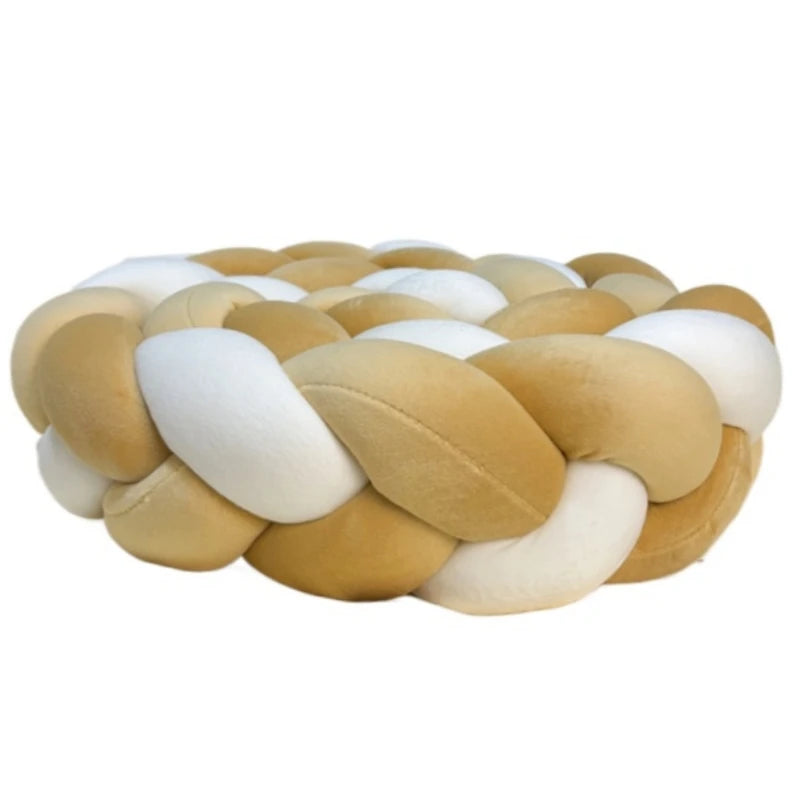Tresse de lit Excellente pour bébé marron blanc 