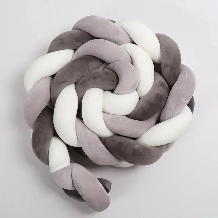 Tresse de lit Excellente pour bébé noir blanc gris 