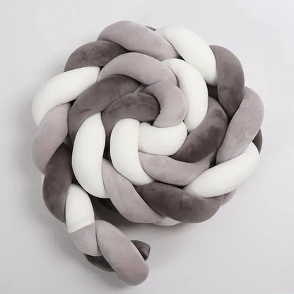 Tresse de lit Excellente pour bébé noir blanc gris 