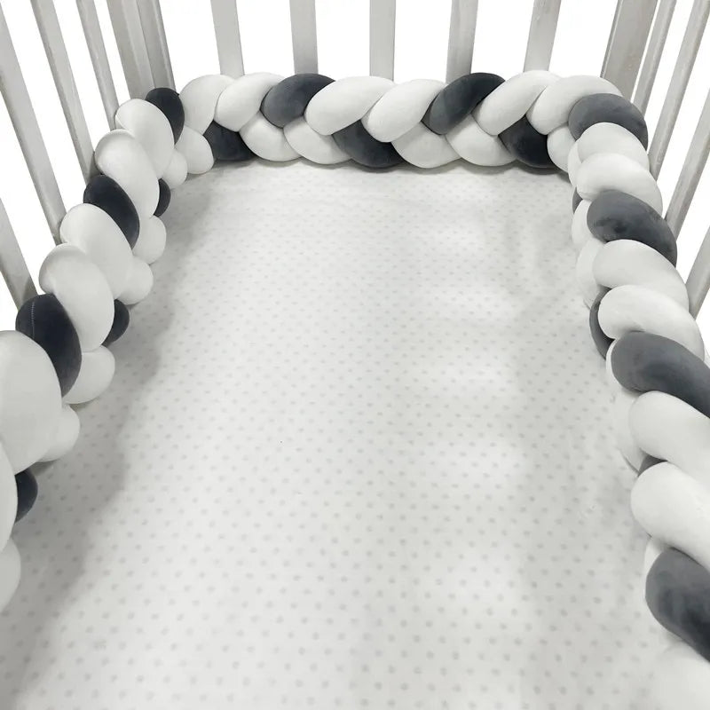 Tresse de lit Excellente pour bébé noir blanc