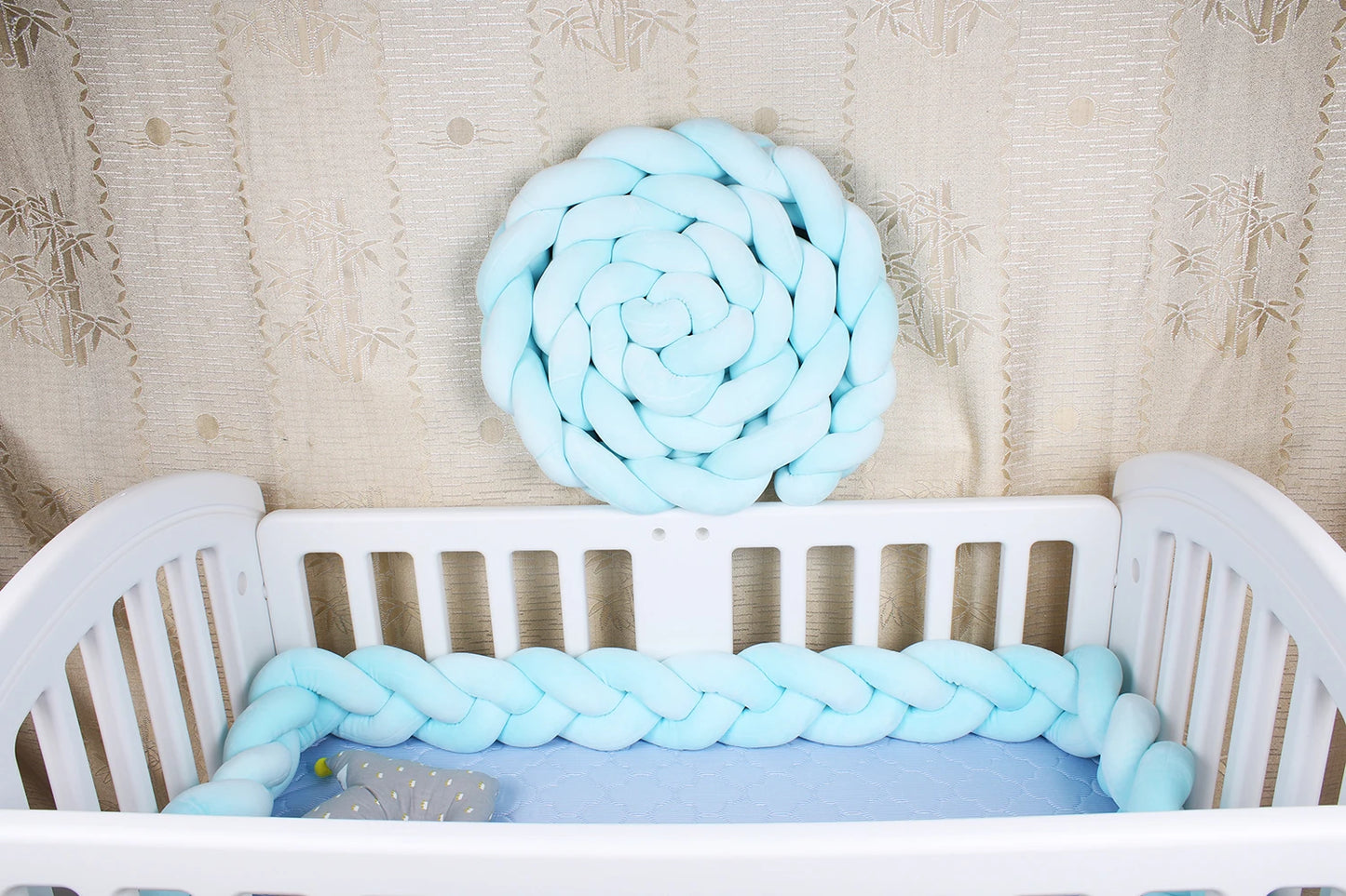 Tresse de lit Style nordiquenbleu