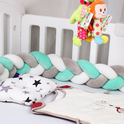 Tresse de lit Style nordique gris blanc vert