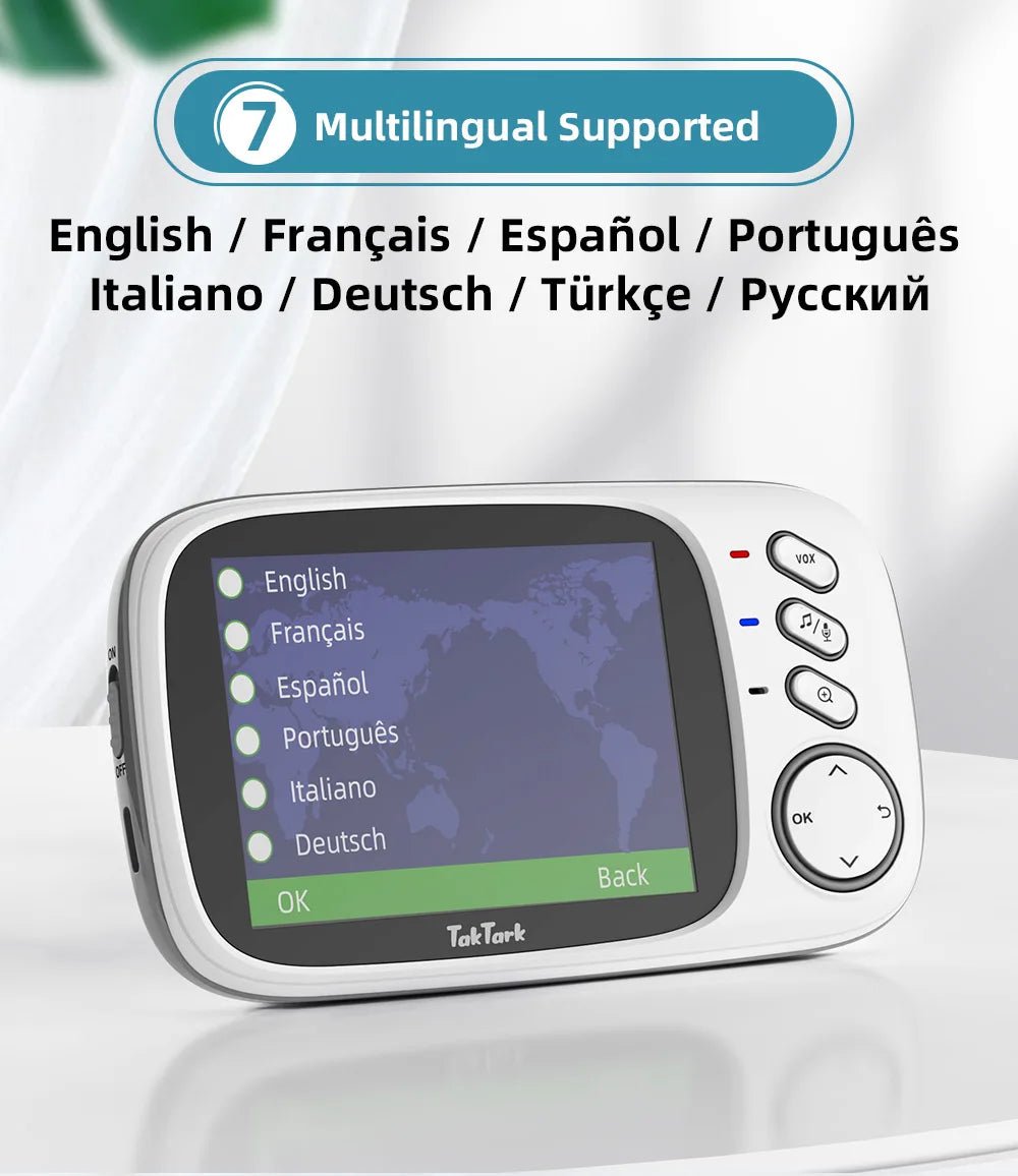 Berceuse et écoute bébé TakTark 3,2 pouces - Chambre de Bébé Idéale