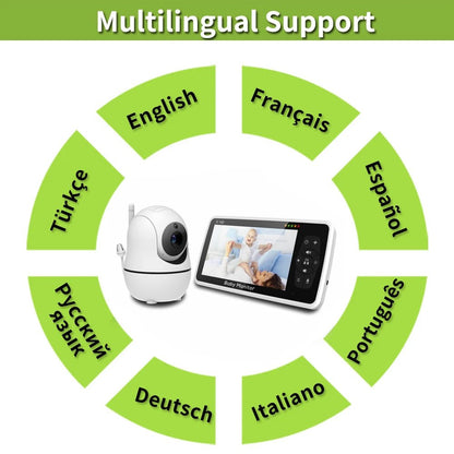 Berceuse et écoute bébé vidéo 5 pouces - Chambre de Bébé Idéale