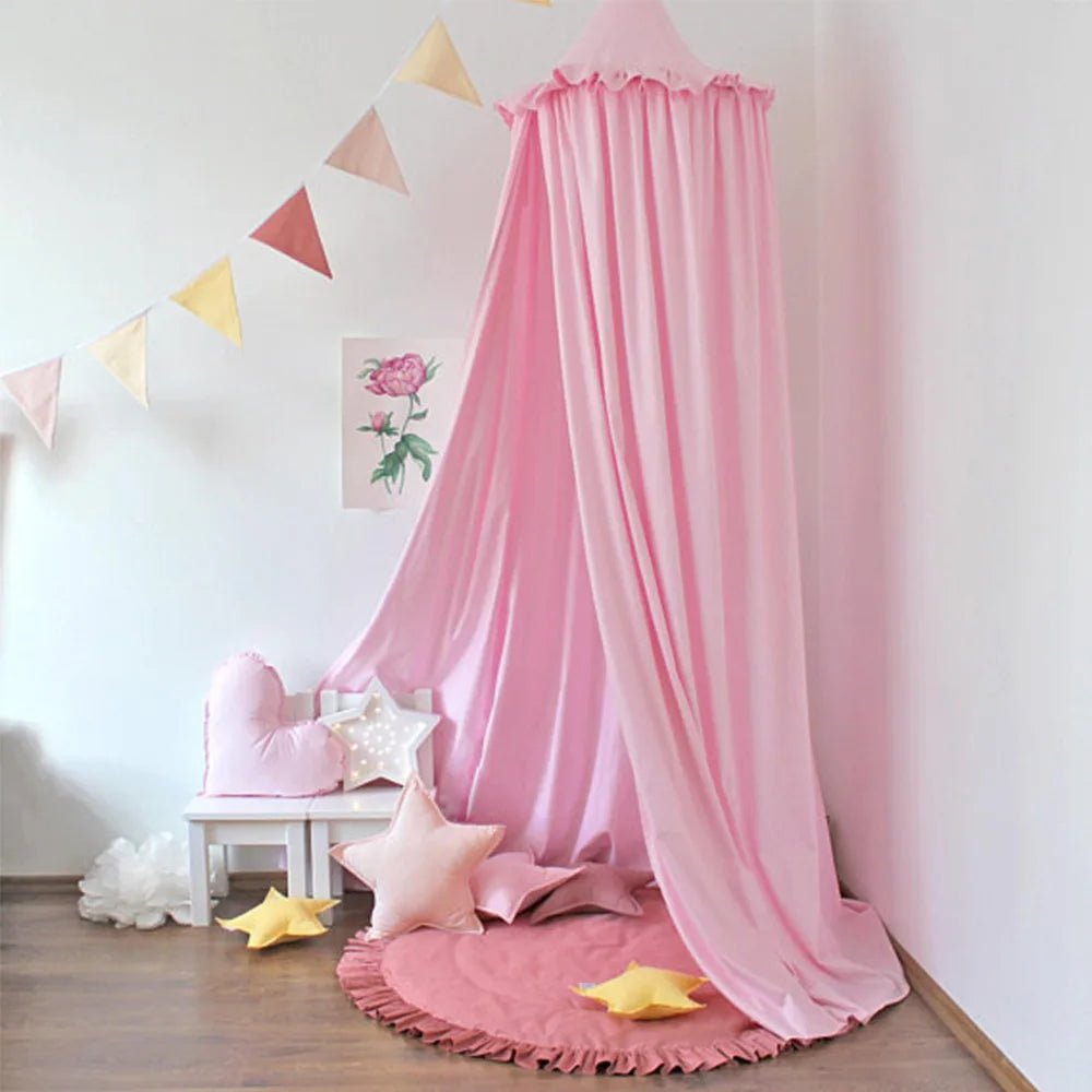 Ciel de lit bebe motif floral - Chambre de Bébé Idéale