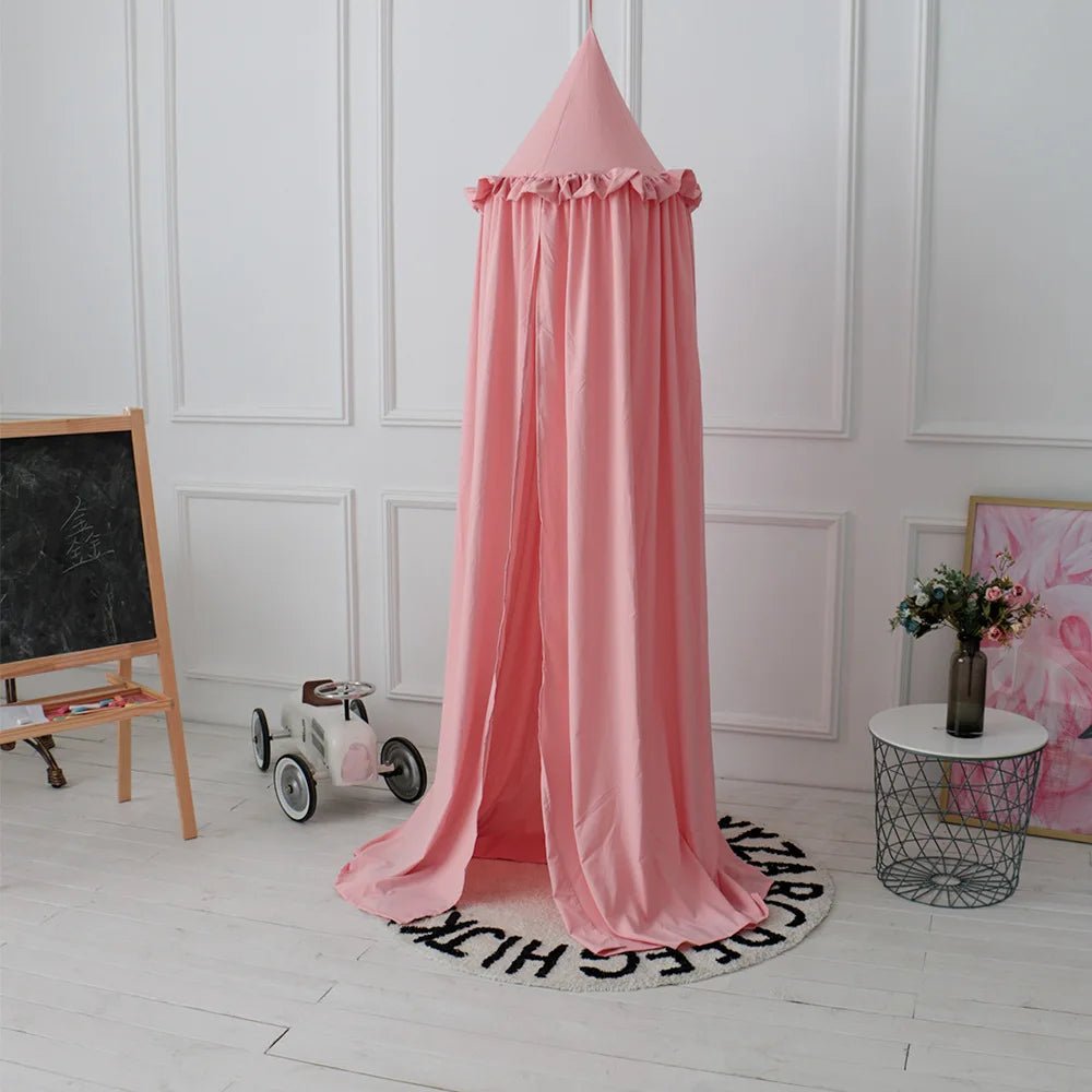 Ciel de lit bebe motif floral - Chambre de Bébé Idéale