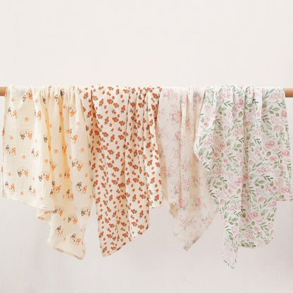 Couverture d'emmaillotage en coton pour bébé - Chambre de Bébé Idéale