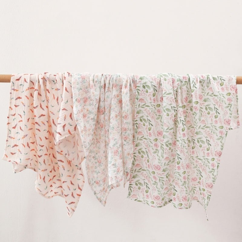 Couverture d'emmaillotage en coton pour bébé - Chambre de Bébé Idéale