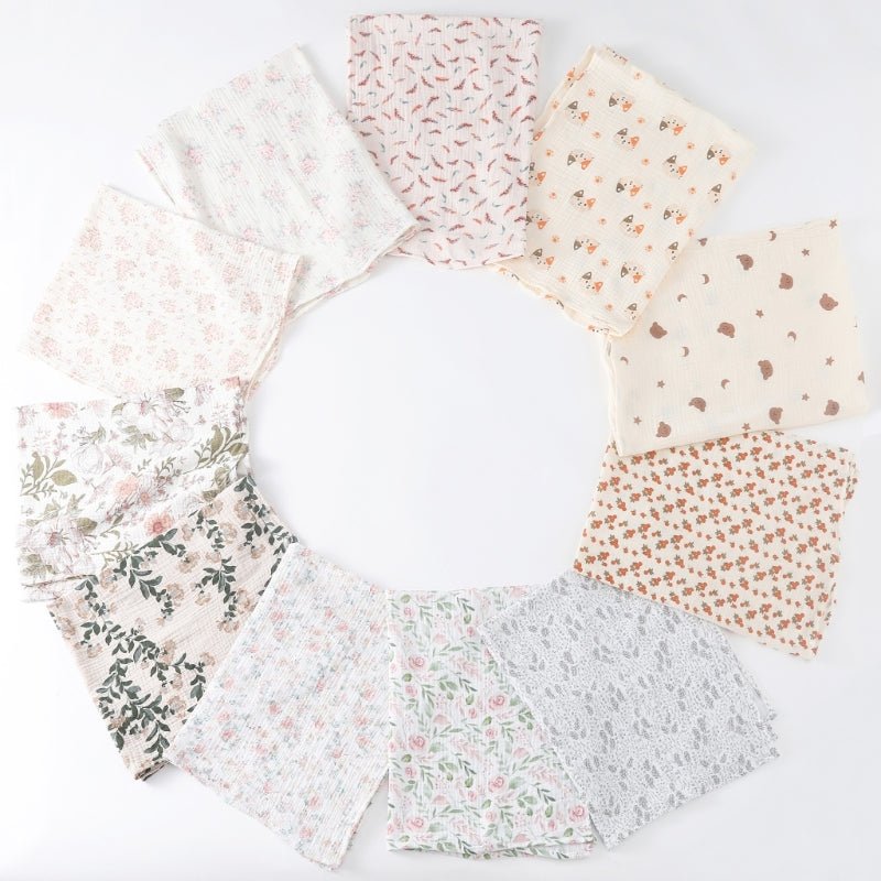 Couverture d'emmaillotage en coton pour bébé - Chambre de Bébé Idéale