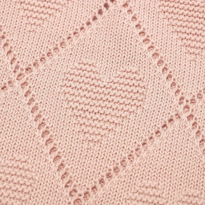 Couvertures pour bébé en tricot de coton - Chambre de Bébé Idéale