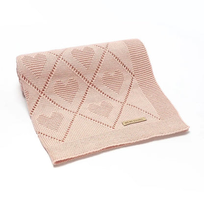 Couvertures pour bébé en tricot de coton - Chambre de Bébé Idéale