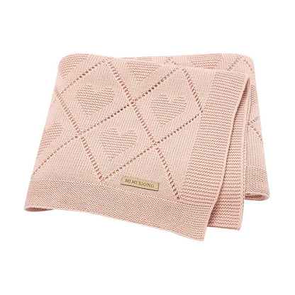 Couvertures pour bébé en tricot de coton - Chambre de Bébé Idéale
