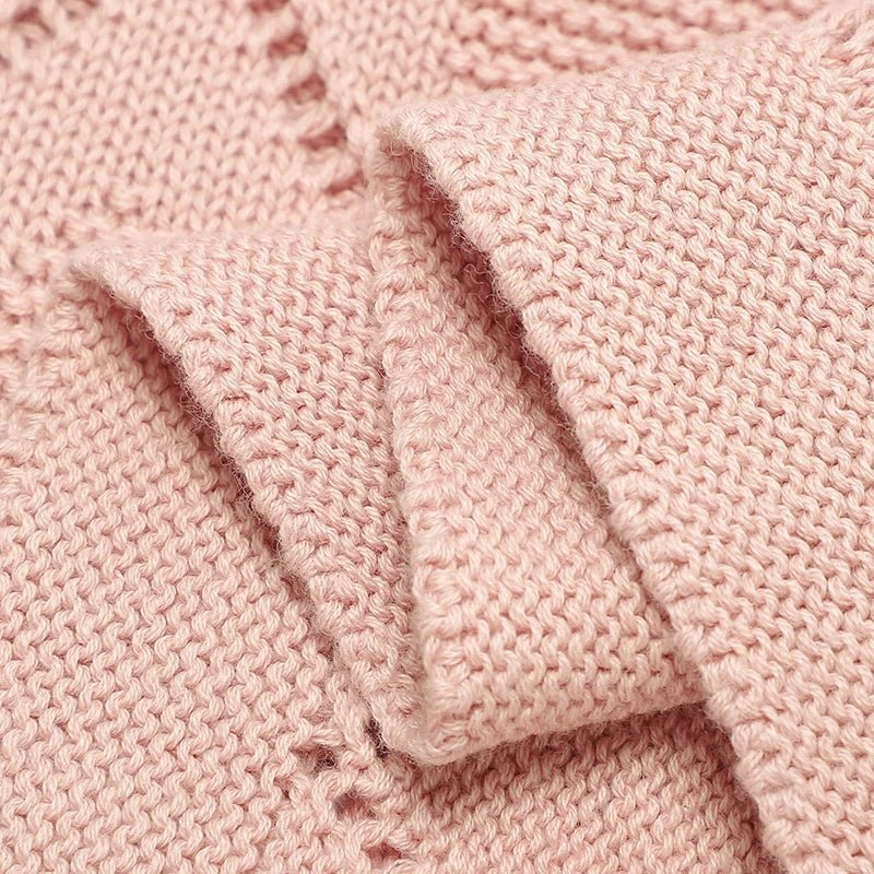 Couvertures pour bébé en tricot de coton - Chambre de Bébé Idéale