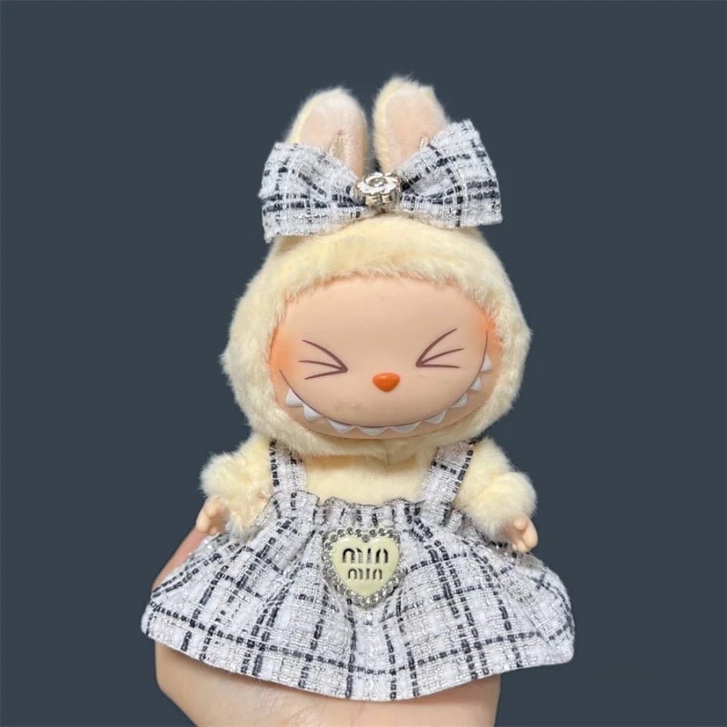 Jupe pour poupée en peluche Labubu de 17 cm - Chambre de Bébé Idéale