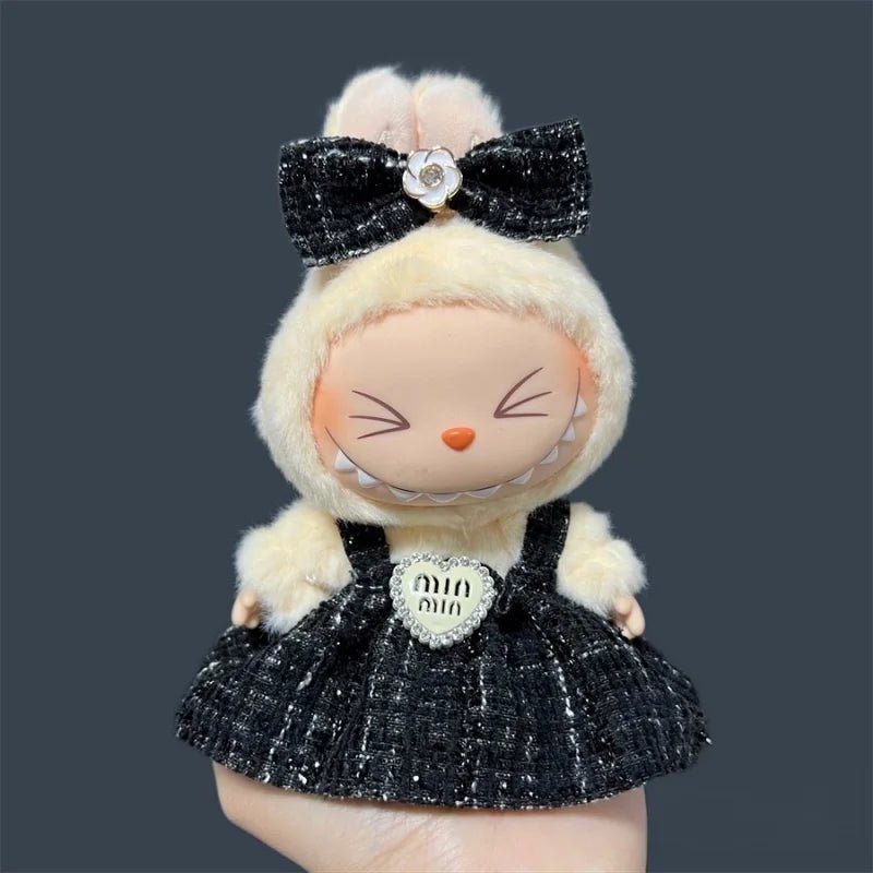 Jupe pour poupée en peluche Labubu de 17 cm - Chambre de Bébé Idéale