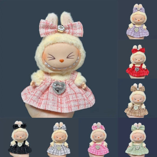 Jupe pour poupée en peluche Labubu de 17 cm - Chambre de Bébé Idéale