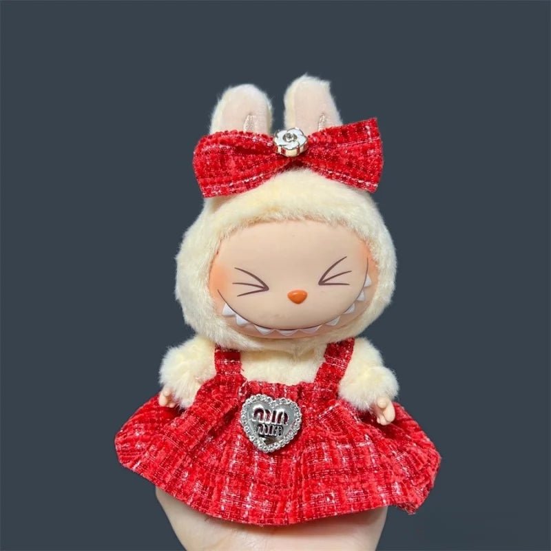 Jupe pour poupée en peluche Labubu de 17 cm - Chambre de Bébé Idéale