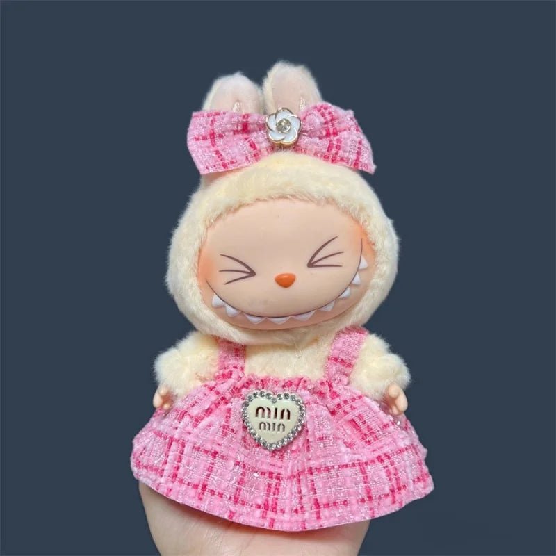 Jupe pour poupée en peluche Labubu de 17 cm - Chambre de Bébé Idéale