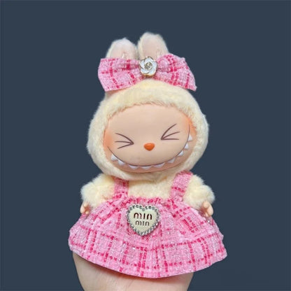 Jupe pour poupée en peluche Labubu de 17 cm - Chambre de Bébé Idéale