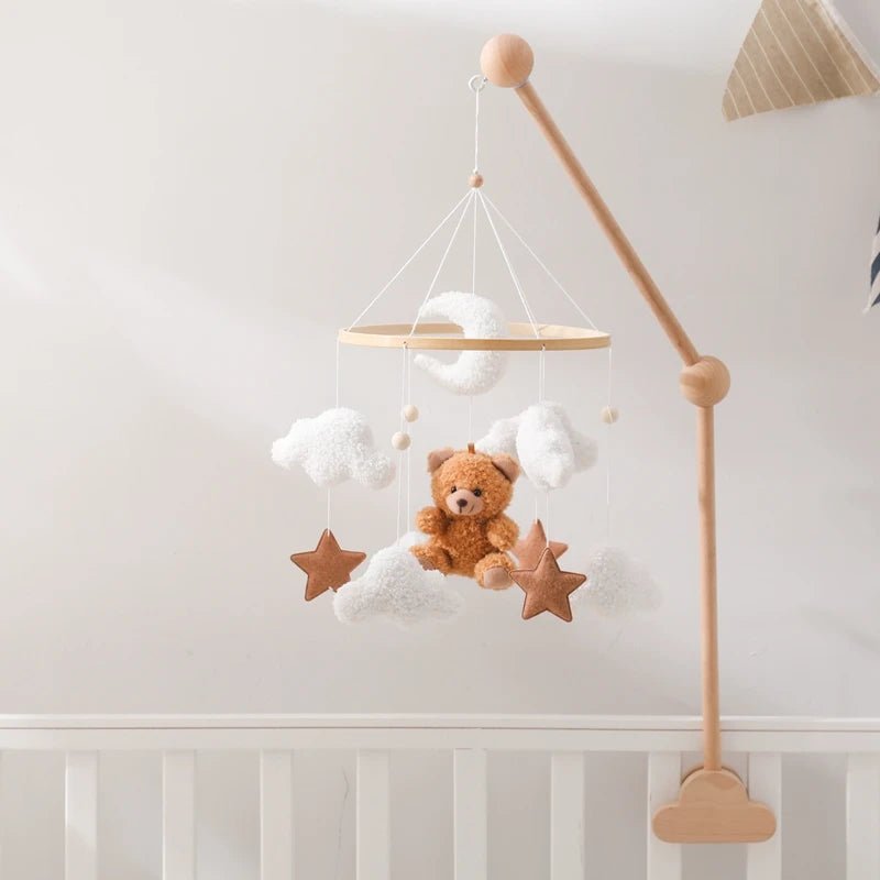 Mobile en bois pour berceau de bébé - Chambre de Bébé Idéale