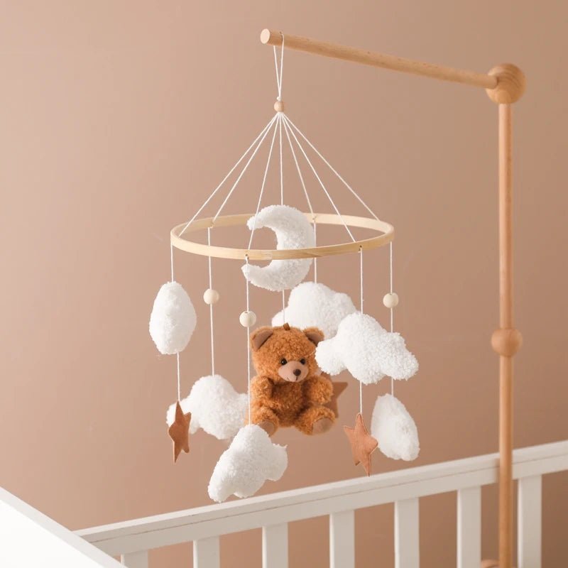 Mobile en bois pour berceau de bébé - Chambre de Bébé Idéale