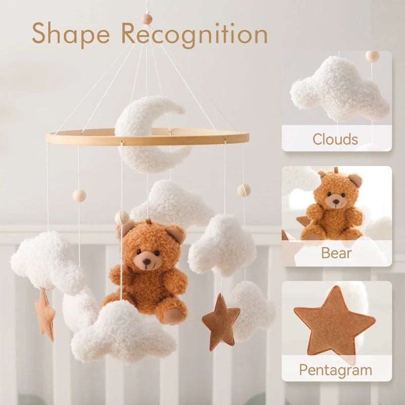Mobile en bois pour berceau de bébé - Chambre de Bébé Idéale
