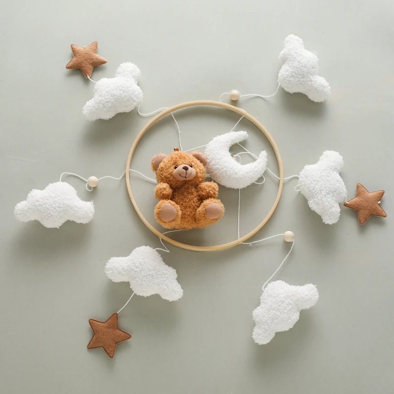 Mobile en bois pour berceau de bébé - Chambre de Bébé Idéale
