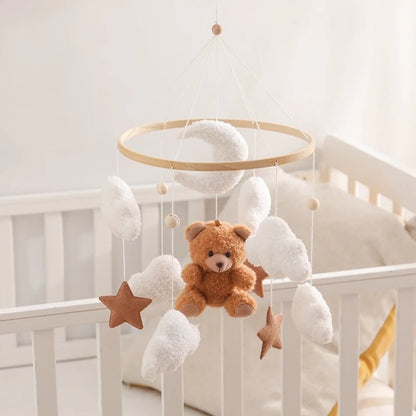 Mobile en bois pour berceau de bébé - Chambre de Bébé Idéale