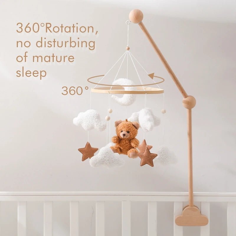 Mobile en bois pour berceau de bébé - Chambre de Bébé Idéale