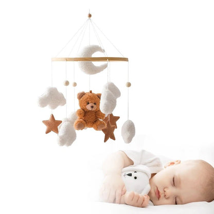 Mobile en bois pour berceau de bébé - Chambre de Bébé Idéale