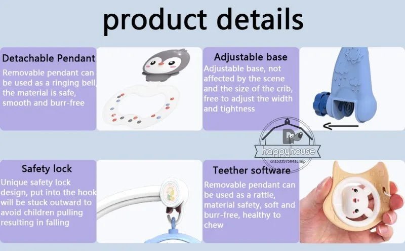 Mobile musical pour bébé - Chambre de Bébé Idéale