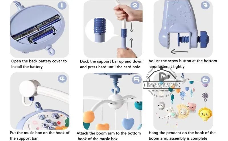 Mobile musical pour bébé - Chambre de Bébé Idéale