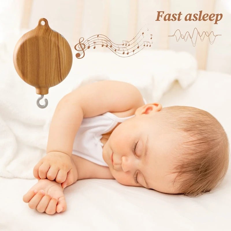 Mobile musicale bébé en bois - Chambre de Bébé Idéale