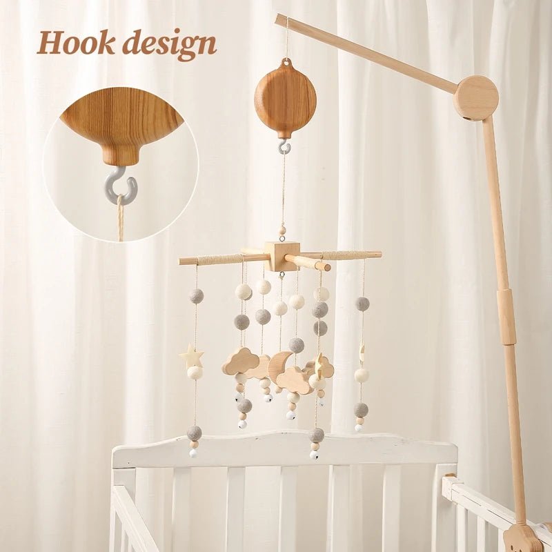 Mobile musicale bébé en bois - Chambre de Bébé Idéale