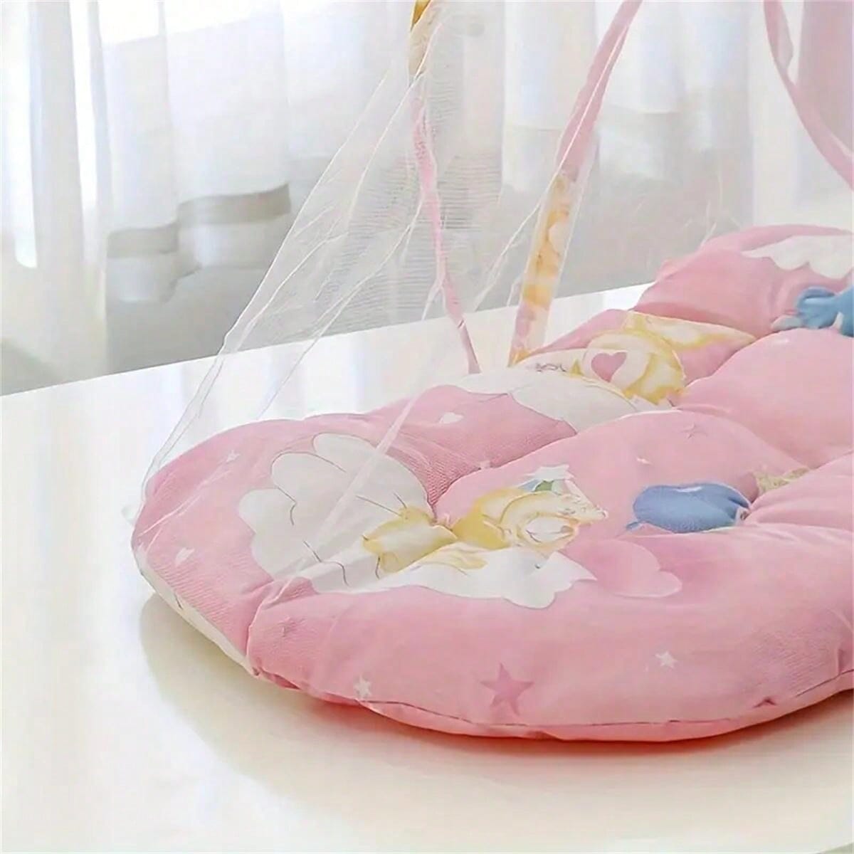 Moustiquaire Lit Bébé flexible- Rose - Chambre de Bébé Idéale
