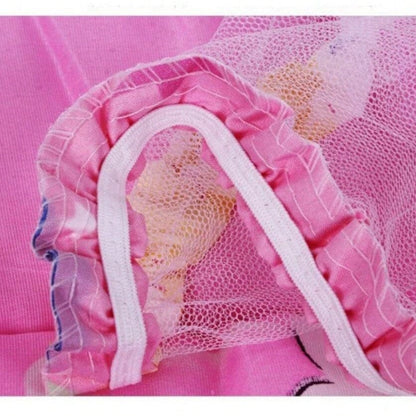Moustiquaire Lit Bébé - flexible - Rose - Chambre de Bébé Idéale